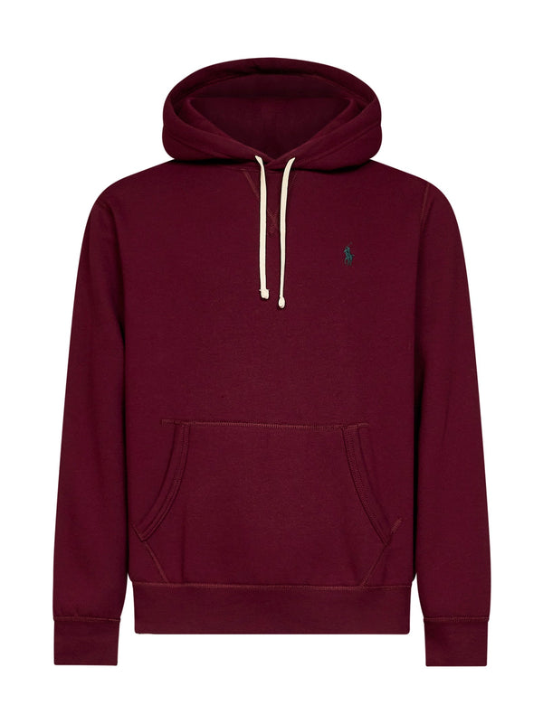 Hoodie Bordeaux Cotton-Blend Sweatshirts