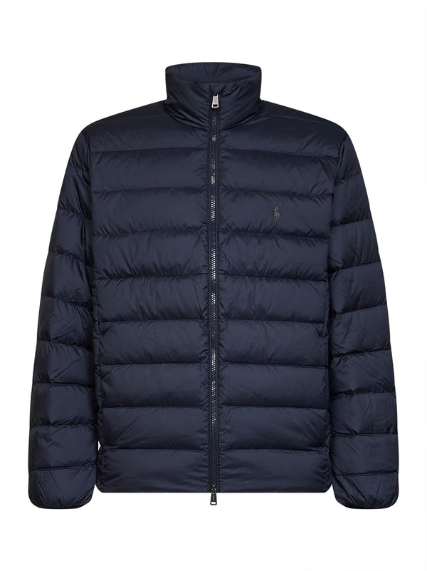 Down Jacket The Colden Packable Blue Recycled Polyester Padded &
