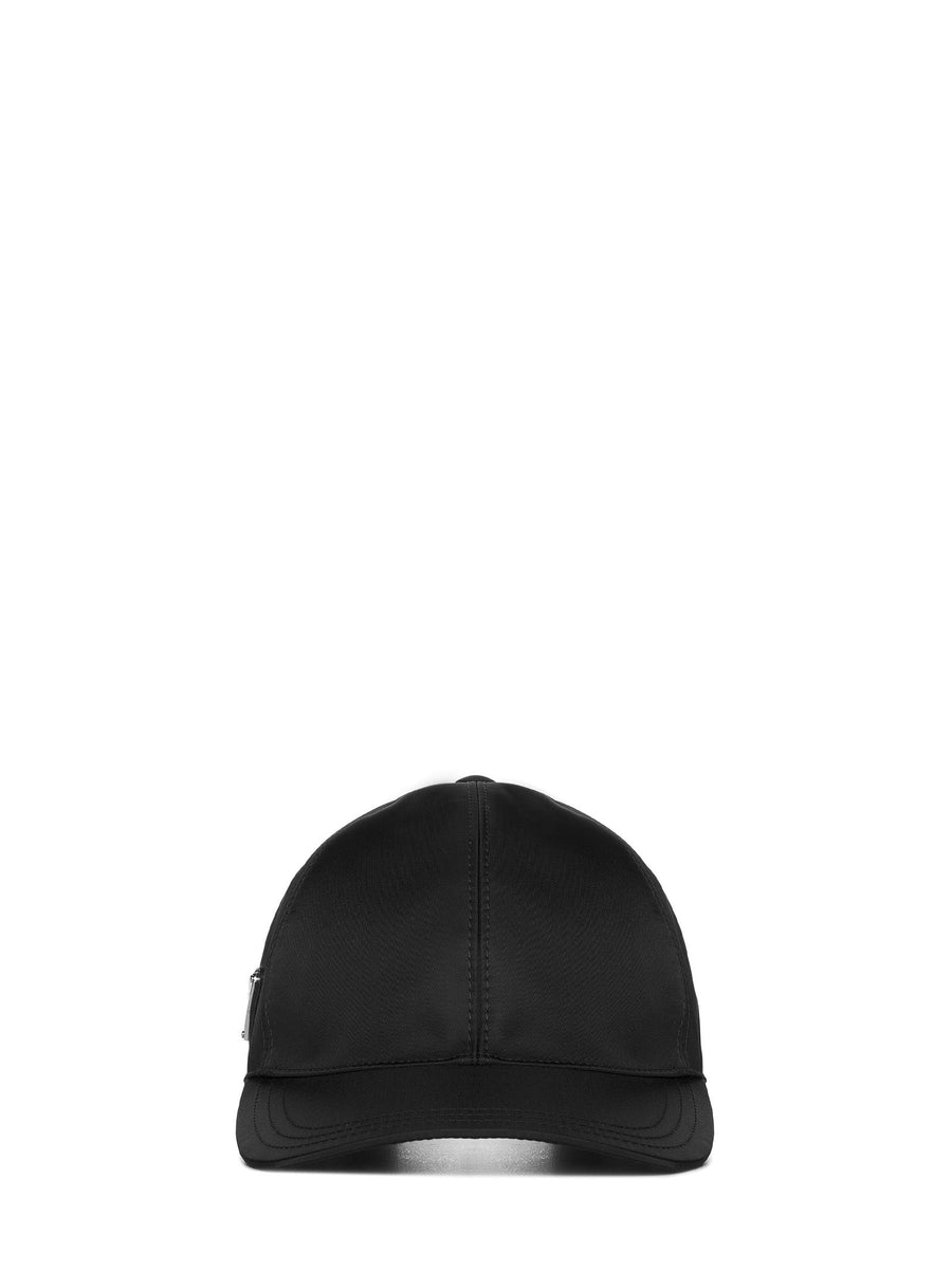 Baseball Cap Re-Nylon Black Polyamide Hat