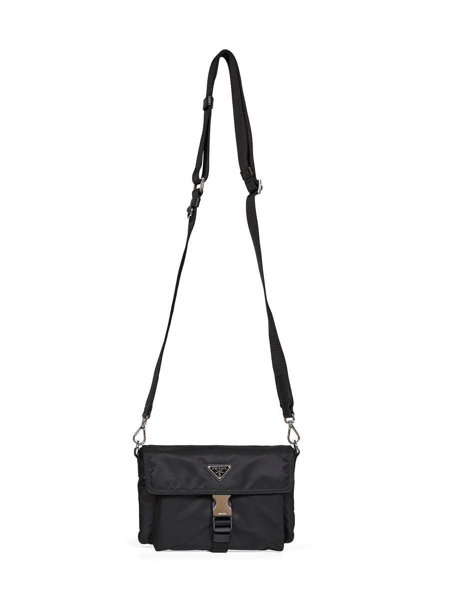 Smartphone Case With Shoulder Strap Black Recycled Polyamide Messenger Bags