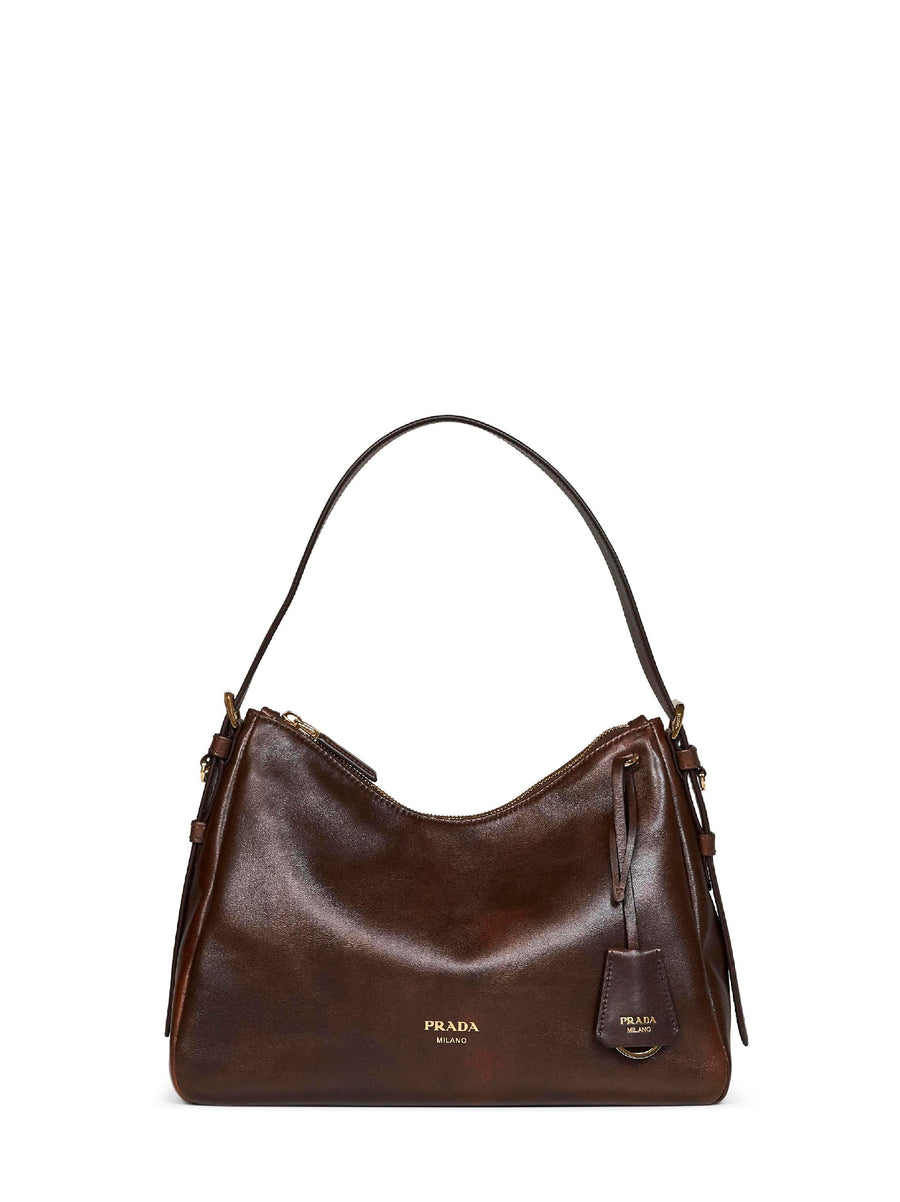 Handbag Explore Cocoa Brown Calf Leather Handbags
