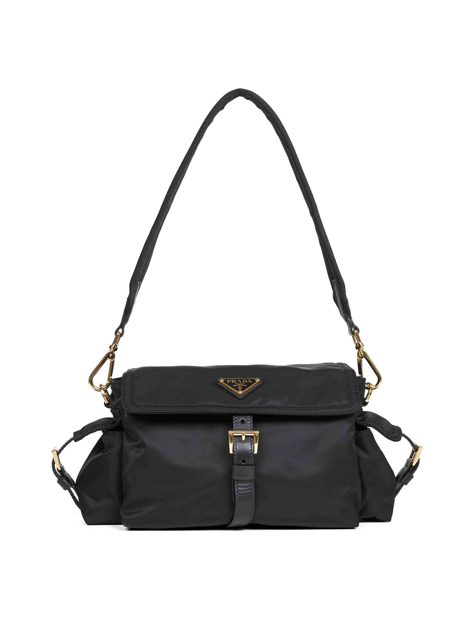Shoulder Bag Explore Black Recycled Polyamide Handbags