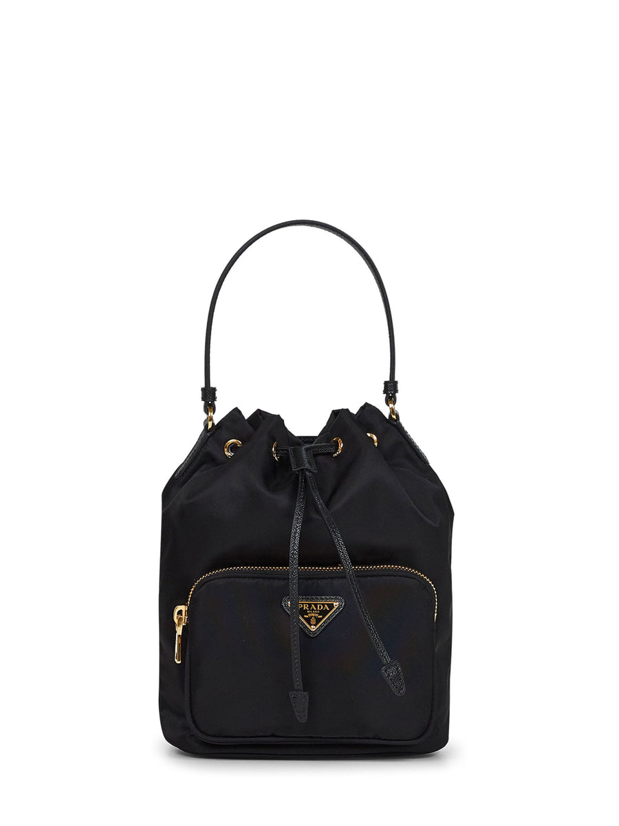 Bucket Bag Duet Black Polyamide Handbags