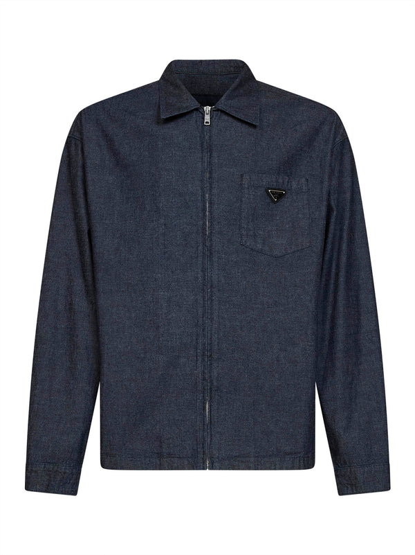Shirt Cotton Chambray Blue