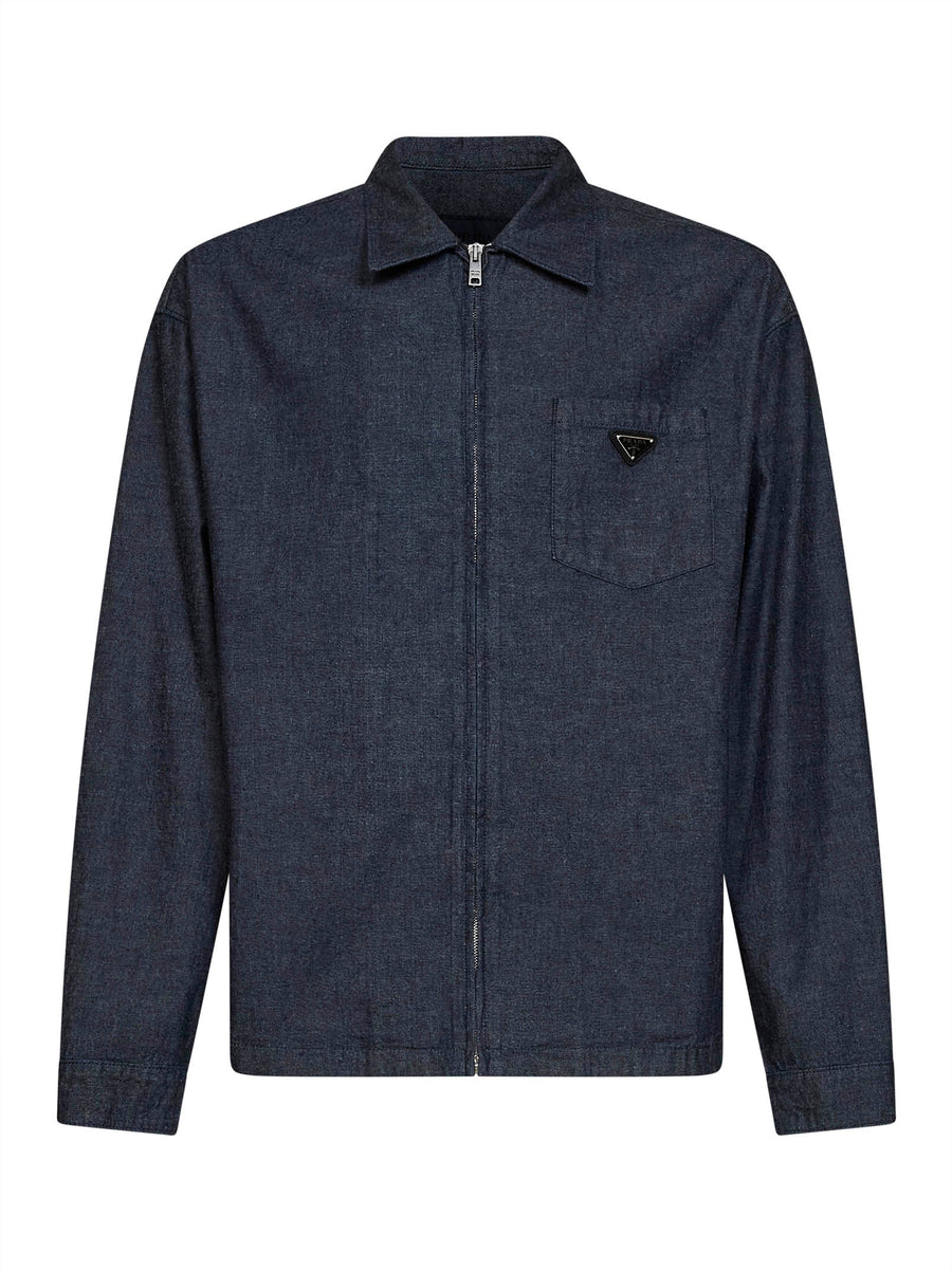 Shirt Cotton Chambray Blue