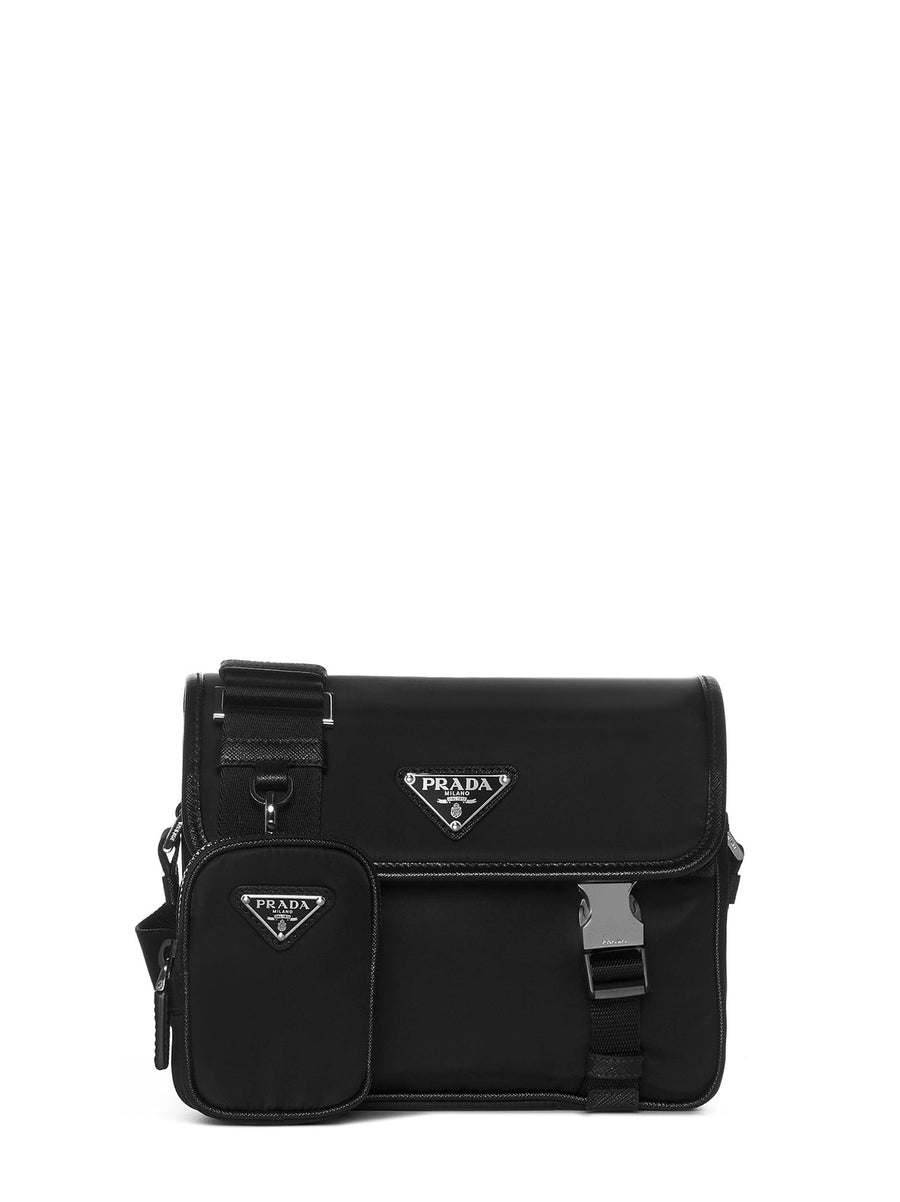 Satchel Bag Re-Nylon Black Shoulder