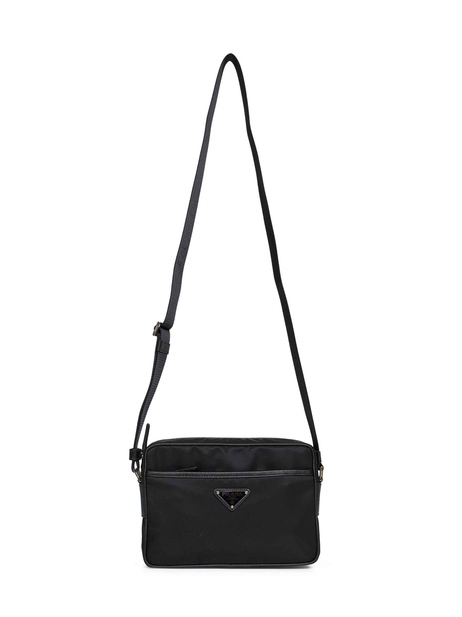 Crossbody Bag Re-Nylon Black Recycled Polyamide Shoulder
