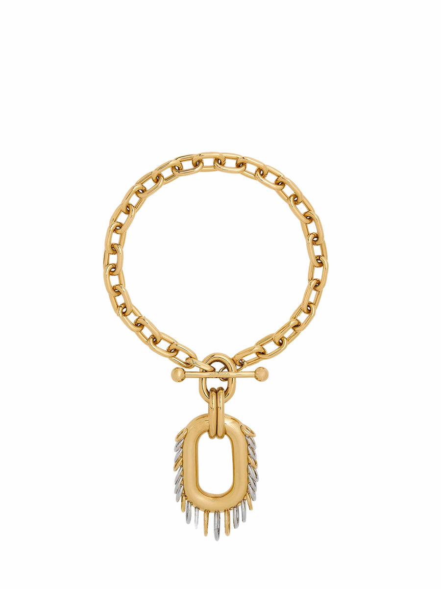 Necklace Punk Xl Link Gold Aluminium Necklaces