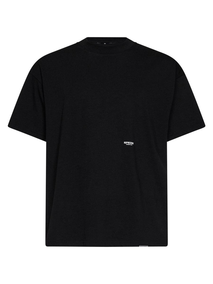 T-Shirt Micro Owners Club Black Cotton T-shirts