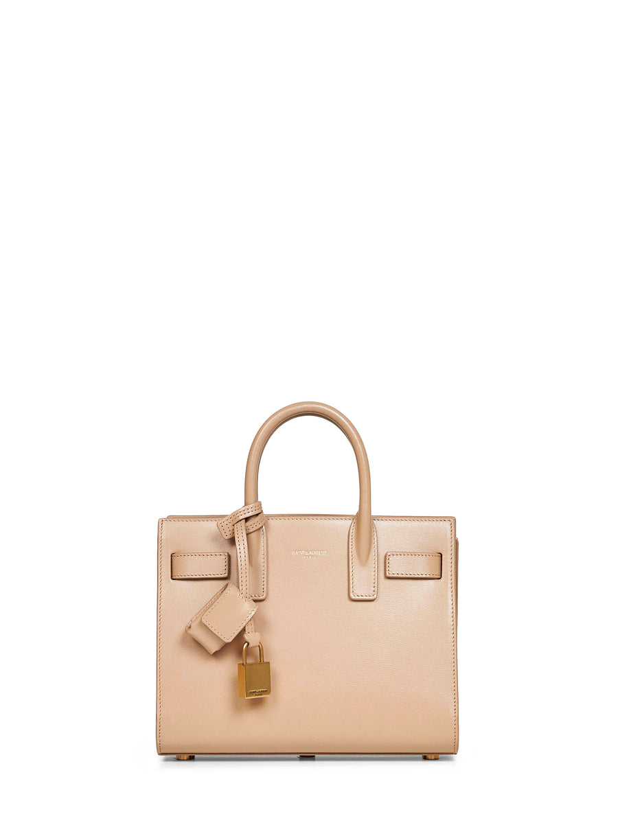 Handbag Sac De Jour Nano Clear Beige Calfskin Handbags