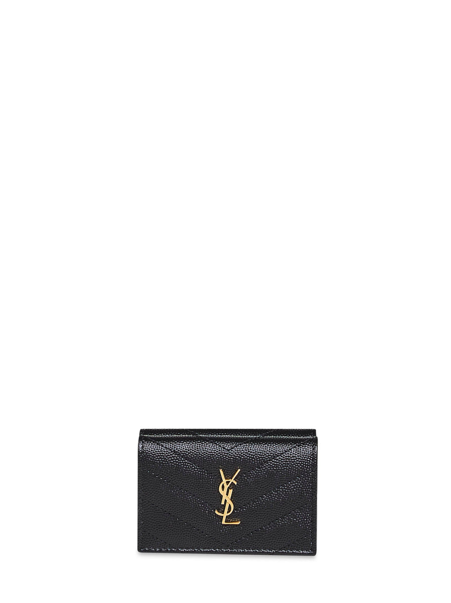 Wallet Cassandre Origami Black Calfskin & Purses