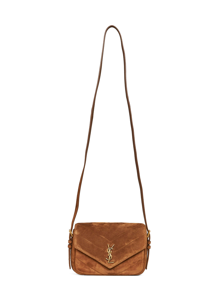 Crossbody Bag Loulou Toy Camel Calf Leather Shoulder