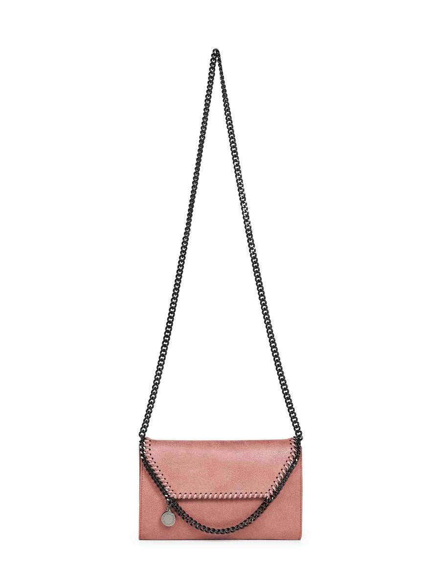 Wallet Crossbody Bag Falabella Pink Polyester Shoulder