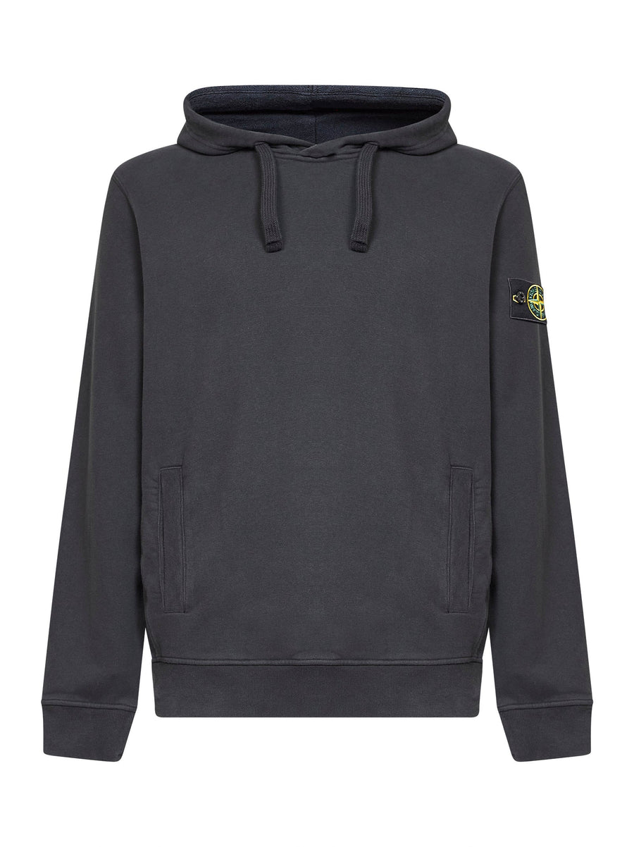 Hoodie Black Organic Cotton Stretch Sweatshirts