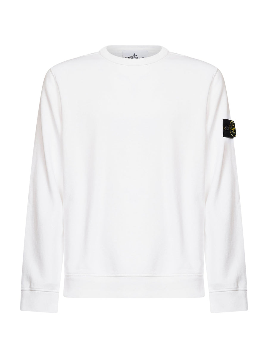 Crewneck Sweatshirt Organic Cotton White Sweatshirts