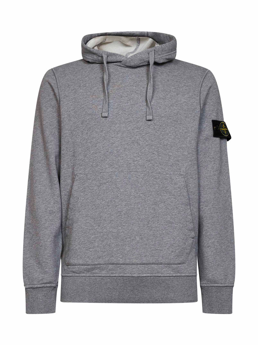 Hoodie Mélange Grey Organic Cotton Sweatshirts
