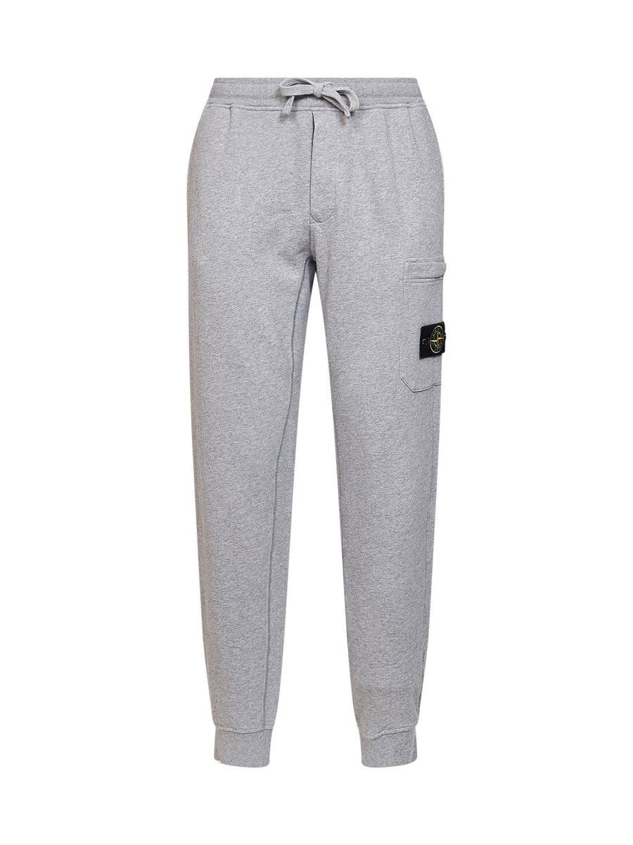 Joggers Grey Mélange Organic Cotton Trousers