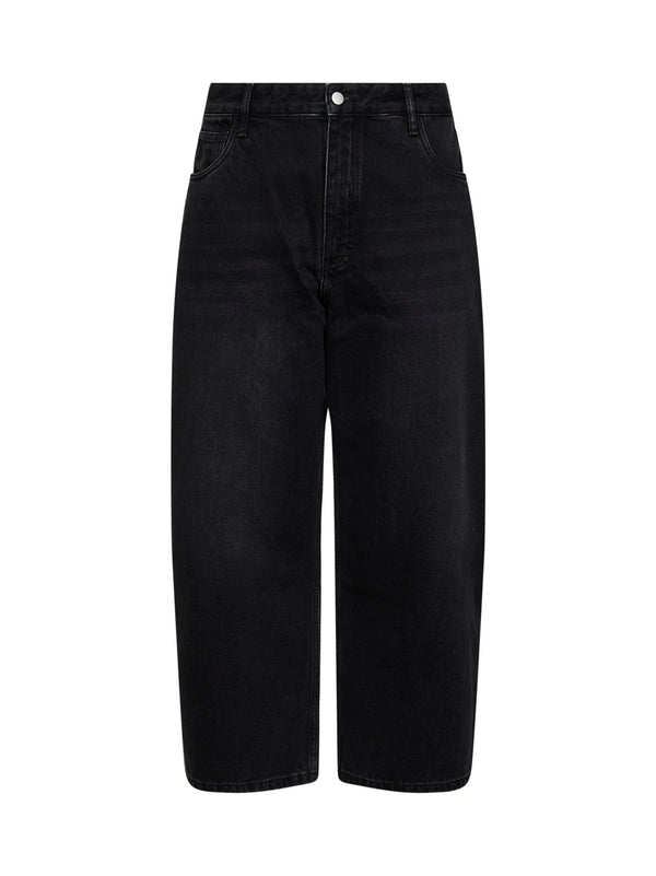 Denim Jeans Paolo Washed Black Cotton