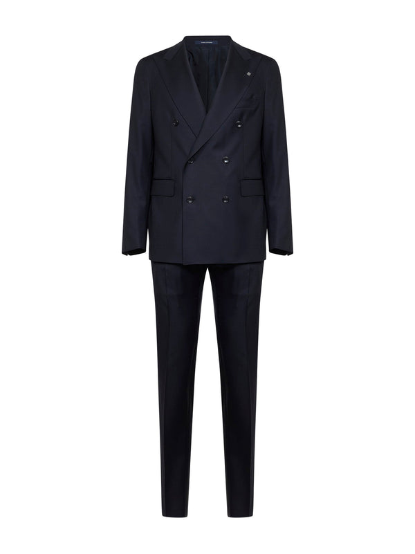 Suit Vesuvio Blue Virgin Wool Suits