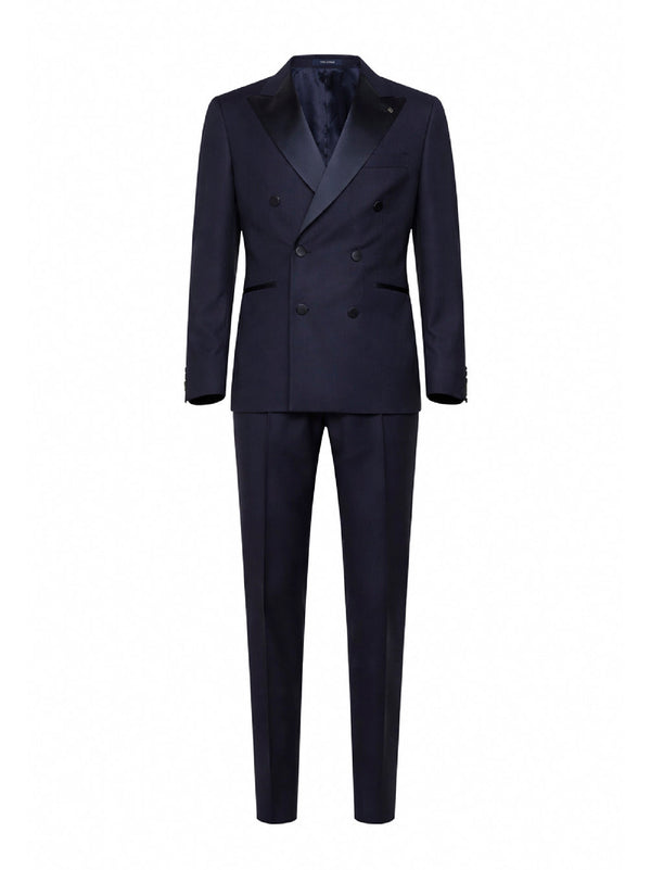 Tuxedo Suit Bruce Blue Virgin Wool Suits