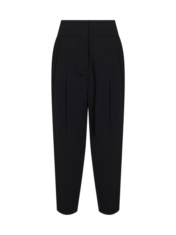 Trousers Balloon Black Viscose-Wool