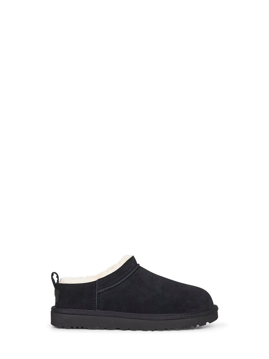 Mules Classic Micro Black Calf Leather