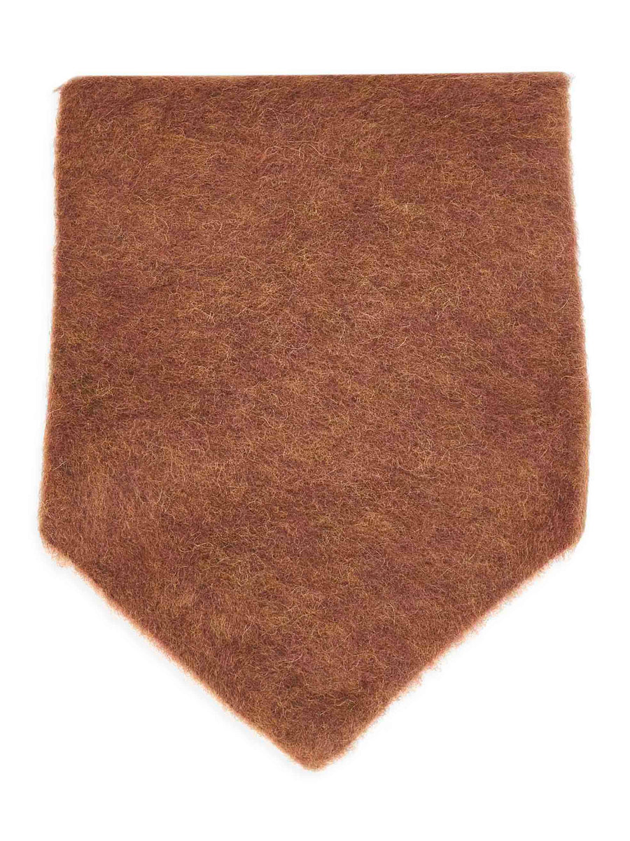 Scarf Triangular Alpaca-Blend Brown