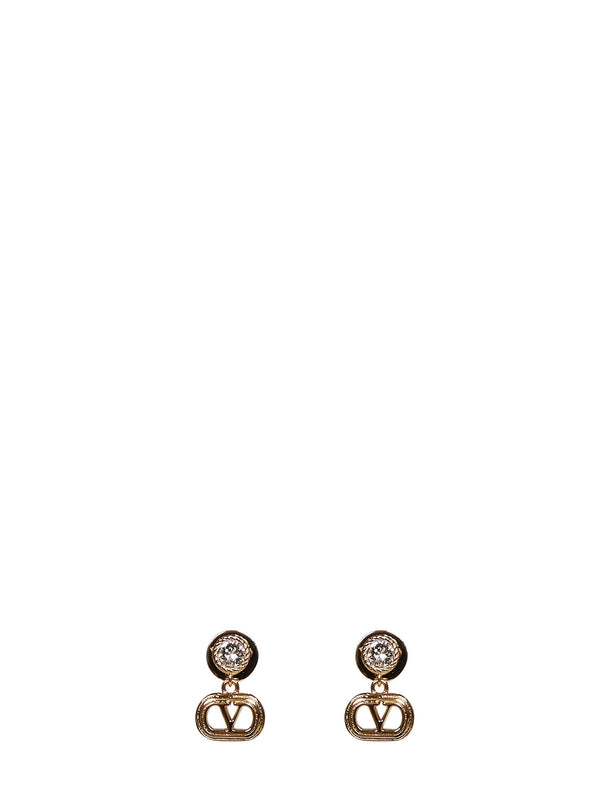 Earrings Ovalette Gold Brass