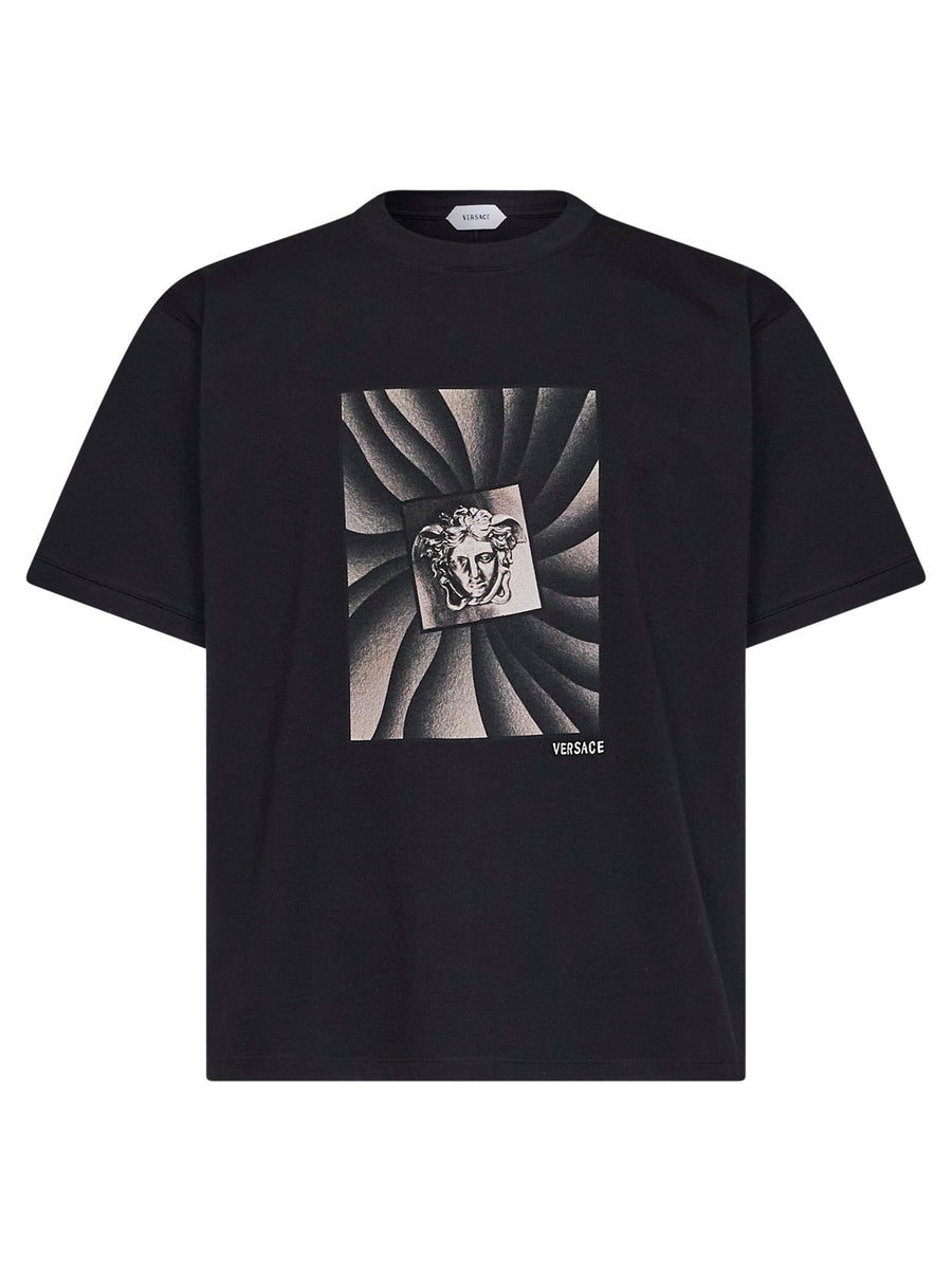 T-Shirt The Vortex Black Cotton T-shirts