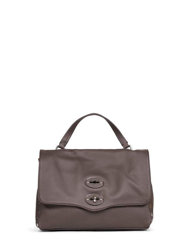 Handbag Small Postina Brown Gianduiotto Bovine Leather (top Grain) Handbags