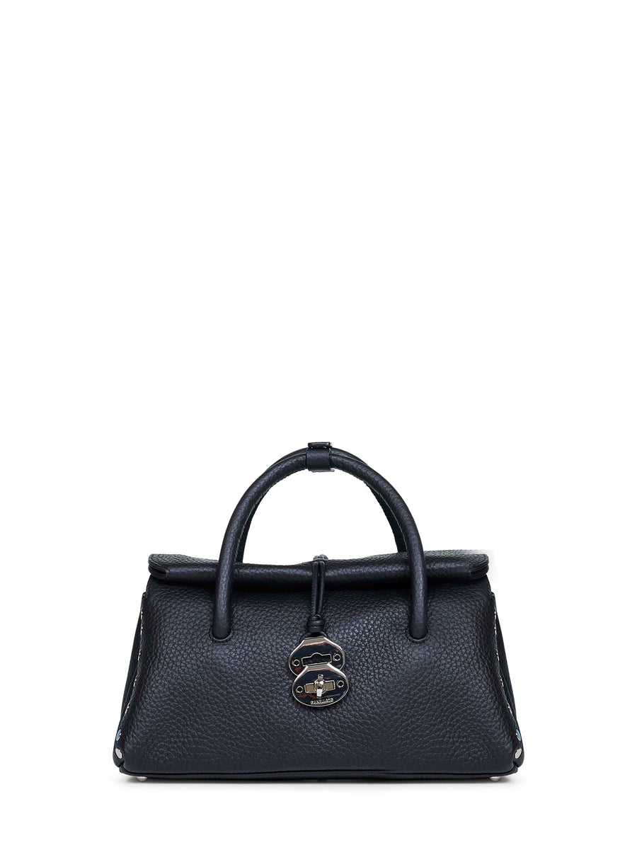 Handbag Dotta Black Leather Bovine Handbags