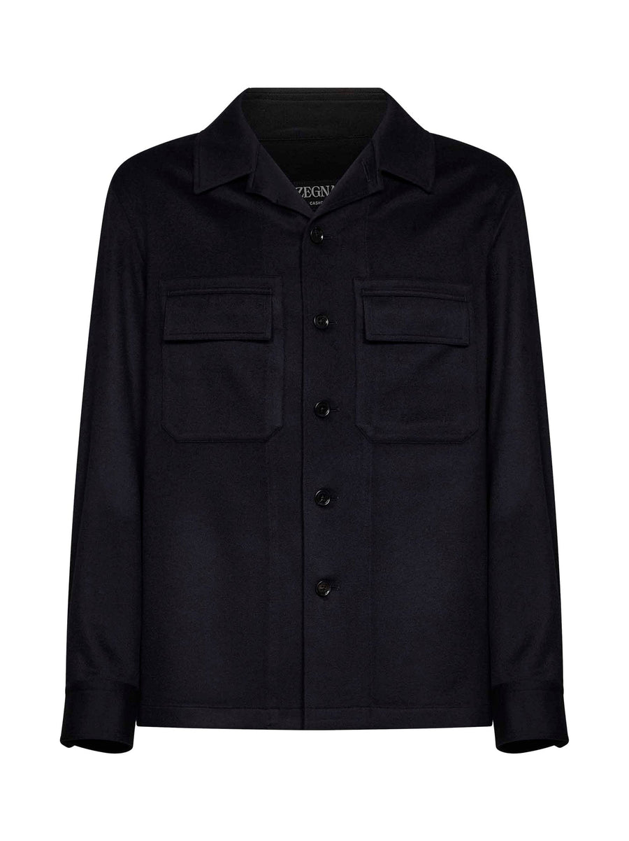 Overshirt Oasi Cashmere Alba Blue Shirt