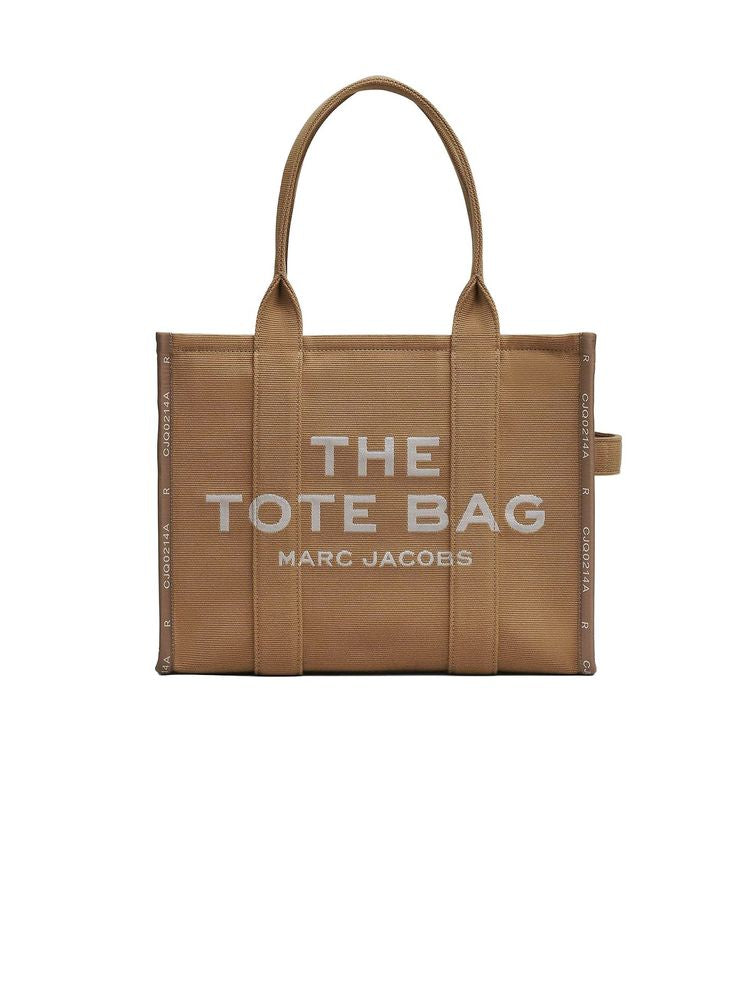 Marc Jacobs 100% Woven Jacquard tote bag in beige