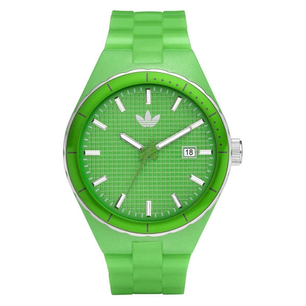 Adidas Stainless steel case watch in green
