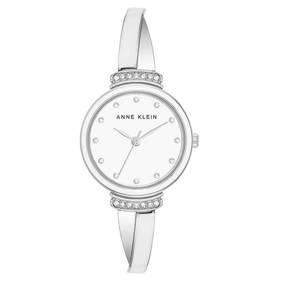Anne Klein Stainless steel case watch in white