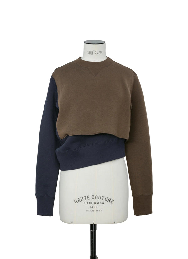 سويت شيرت سبونج من Sacai كنزة — بني