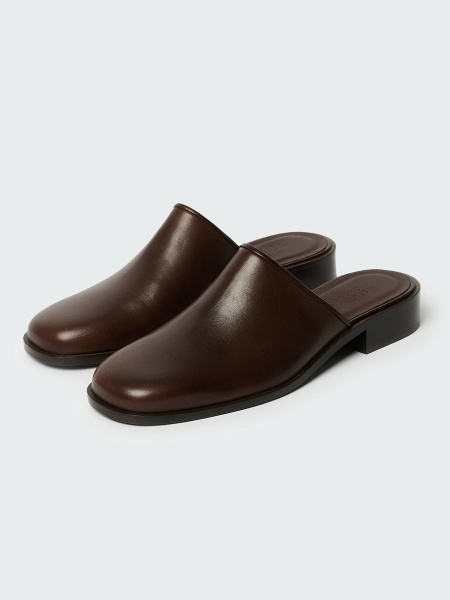 Studio Nicholson Leather mule in brown
