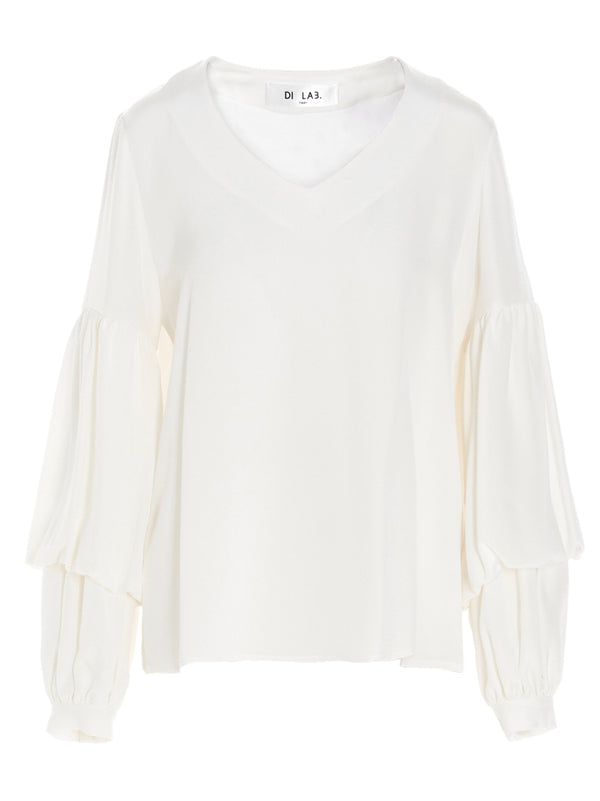 Di.la3 Pari' Parì Shirt — White