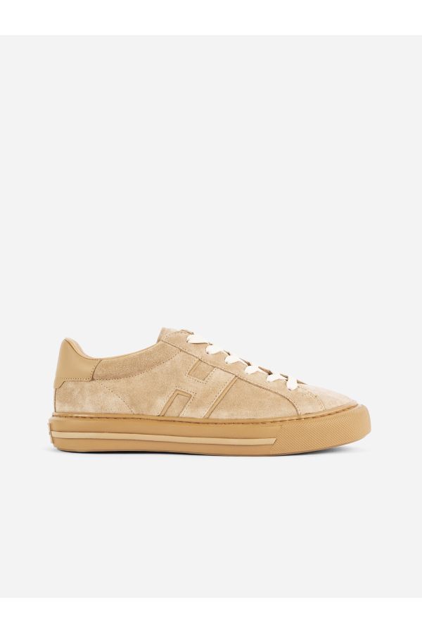 Hogan Suede upper sneaker in beige