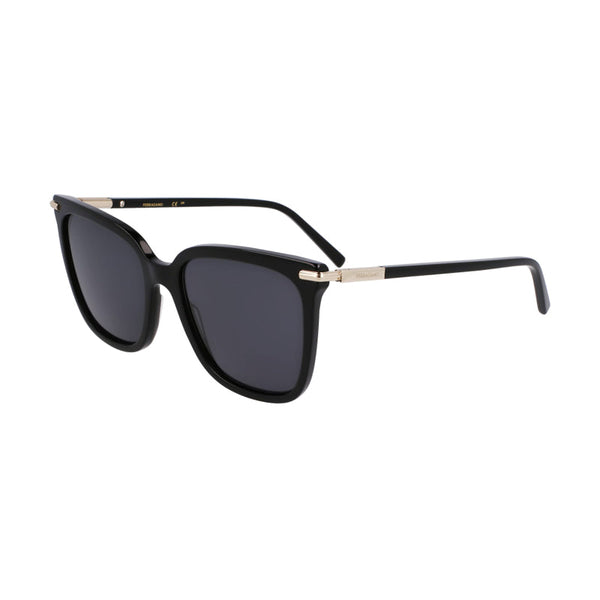 Ferragamo SF2037S001 Acetate and metal sunglasses in black