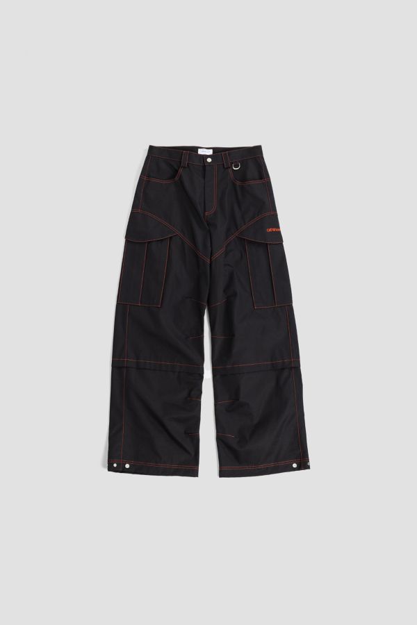 Off-White Canvas cargo pants in black