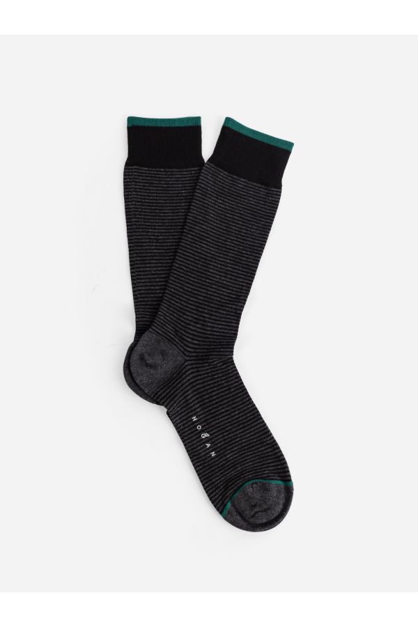 Hogan Wool blend with brushed-knit texture socks in black