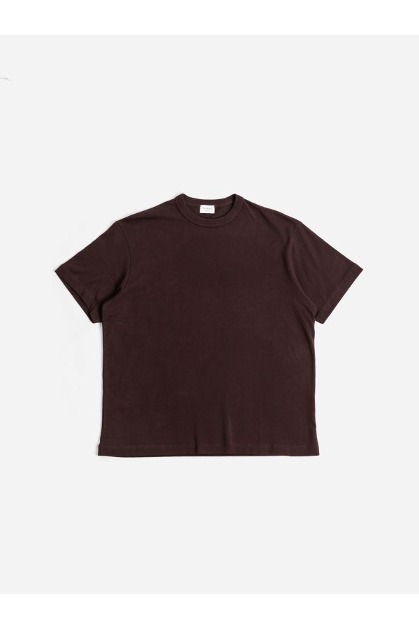Handvaerk Cotton t-shirt in brown
