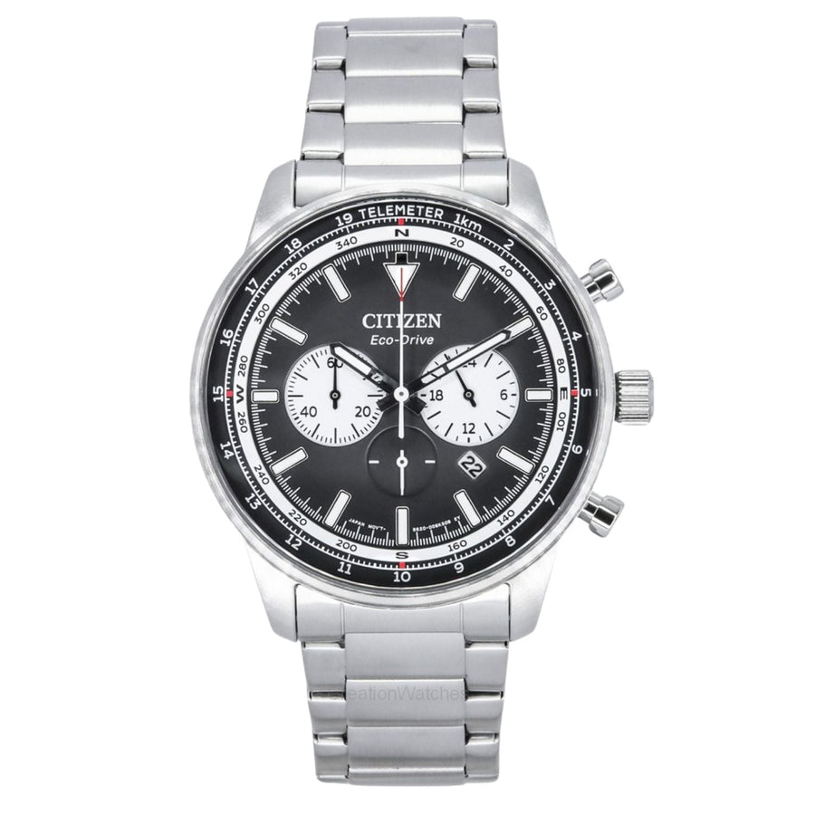 Citizen Stainless steel case and bracelet watch in black