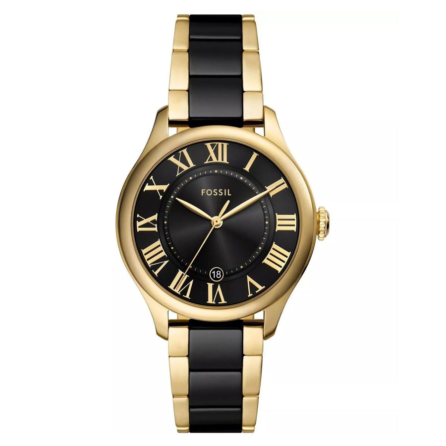 Fossil Stainless steel case watch in black