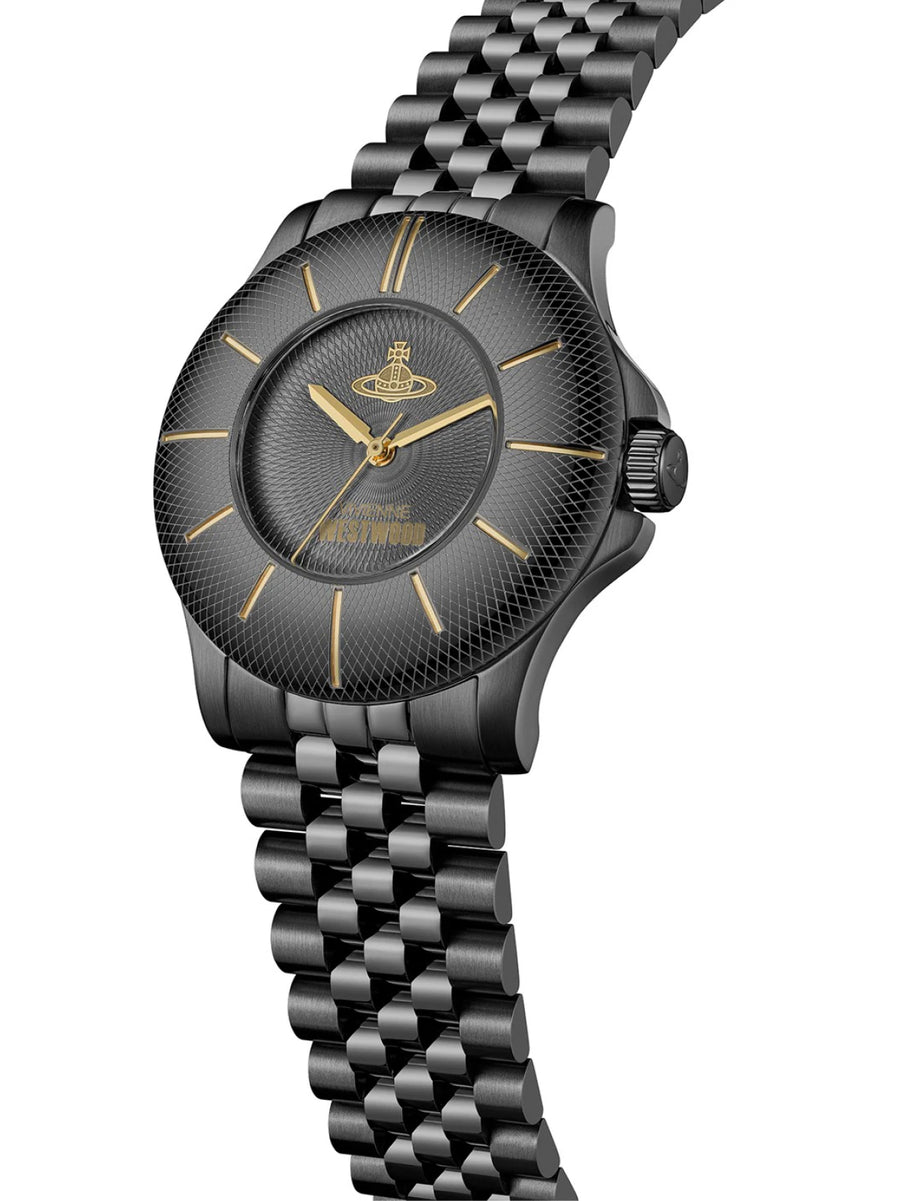 Vivienne Westwood Stainless steel watch in black