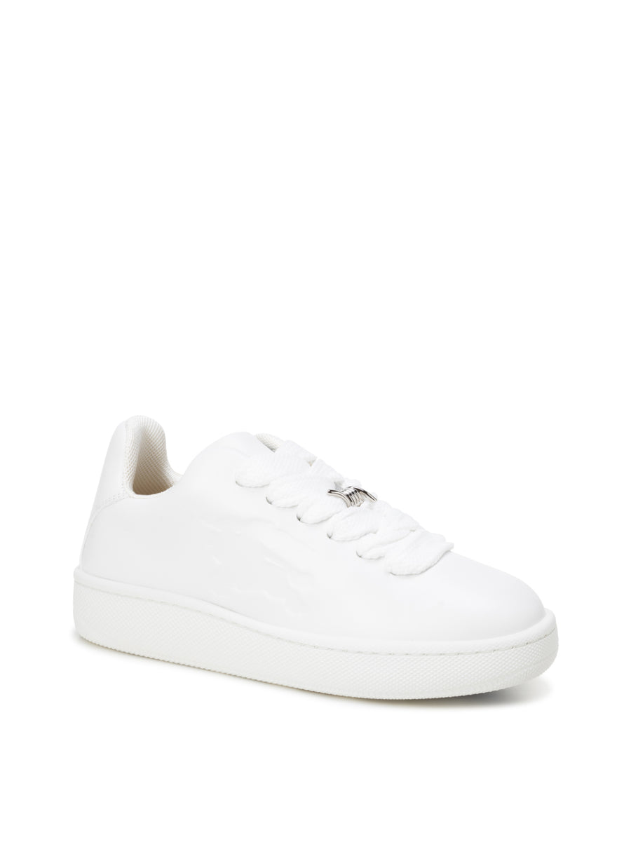 Burberry Bubble Logo Low Top Sneaker — White