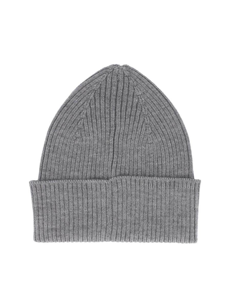 Givenchy GVCAPPU72332 4G Logo Wool Beanie — Gray