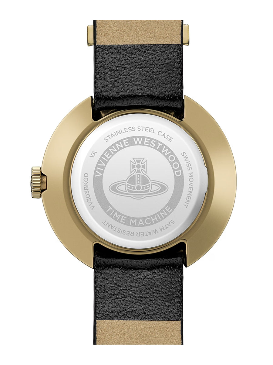 Vivienne Westwood Stainless steel case watch in gold