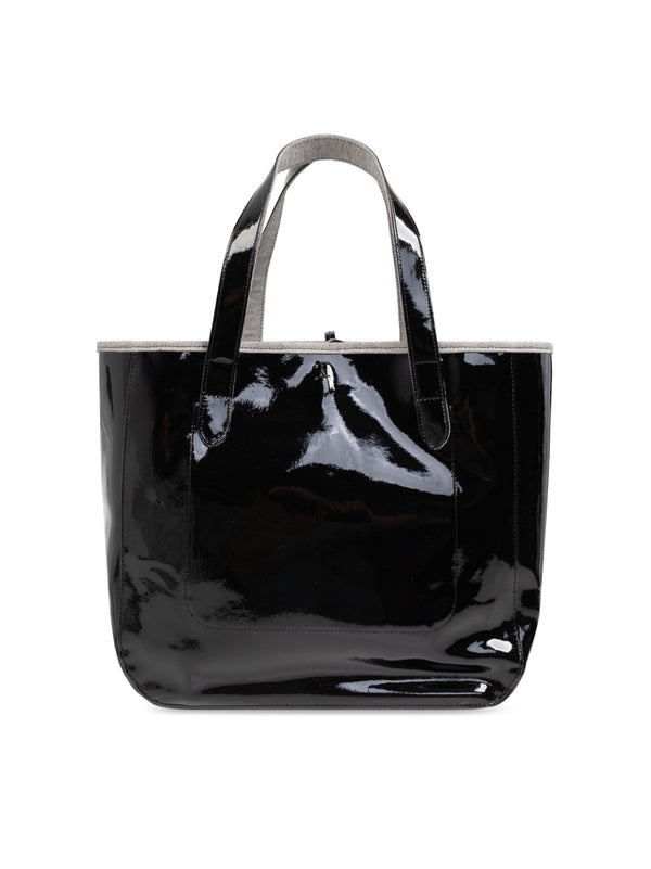 JW Anderson Belt Anchor Logo Tote Bag — Black